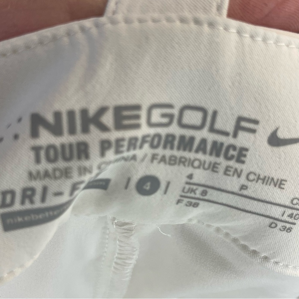 Nike white gold skort dri‎ fit performance size 4 - Picture 3 of 11